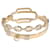 Hermès Double Tour Collier De Chien Diamond Bracelet in 18k Yellow Gold 0.79 Ctw Silvery Metallic Metal  ref.1301120