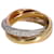 Cartier Trinity anel de diamante em 18K 3 tom de ouro 0.99 ctw Dourado Metálico Ouro branco Metal  ref.1301130