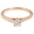 cartier 1895  Anello solitario con diamante dentro 18K Oro rosa D VVS1 0.25 ctw Metallico Metallo  ref.1301136