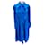 BALENCIAGA Robes T.fr 34 silk Soie Bleu  ref.1301143