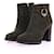 TORY BURCH  Ankle boots T.US 7 Suede Khaki  ref.1301169