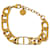 Dior Gold Logo Charm Armband Golden Metall Vergoldet  ref.1301181