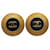 Chanel Gold CC-Ohrclips Golden Metall Vergoldet  ref.1301220
