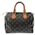 Louis Vuitton Brown Monogram Speedy 25 Leather Cloth  ref.1301239