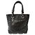 Borsa Shopping Chanel Nera in Tessuto Nero