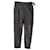 Brunello Cucinelli Pantalones con cordón en cuero negro  ref.1301302