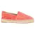 Chanel CC Espadrille Slip-Ons in Pink Suede  ref.1301317
