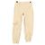 Ganni Washed Canvas Elasticated Curve Pants aus beiger Baumwolle Braun