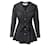 Autre Marque Rotate Birger Christensen Padded-Shoulder Mini Dress in Black Rayon Cellulose fibre  ref.1301332