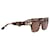 Óculos de sol Bottega Veneta oversized tartaruga de armação quadrada em acetato com estampa animal Fibra de celulose  ref.1301336
