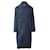 Autre Marque Manteau Long Eytys avec poche zippée en Laine Bleu Marine  ref.1301339