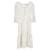 Temperley London Vestido midi Alice by Temperley en seda blanca Blanco  ref.1301353
