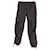 Pantalones cargo de popelina Ganni de algodón negro  ref.1301366