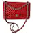 Timeless Chanel Klassisch Rot Lackleder  ref.1301377