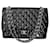 Chanel Classique maxi jumbo Cuir vernis Noir  ref.1301378