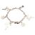 Bracelet vintage rare DOLCE & GABBANA en acier avec des rennes et des étoiles de Noël Argenté