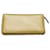 Portefeuille long international Gucci GG en cuir doré avec fermeture éclair et boîte d'origine  ref.1301389