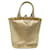 Saffiano PRADA Hand Bag Safiano Leather 2way Gold Auth 67465A Golden  ref.1301421