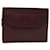 CARTIER Clutch Bag Leather Wine Red Auth 68226  ref.1301474