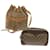 GUCCI GG Canvas Clutch Shoulder Bag PVC 2Set Beige Auth bs12335  ref.1301498