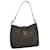 Céline CELINE Macadam Canvas Shoulder Bag PVC Black Auth 68449  ref.1301524