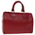 Louis Vuitton Epi Speedy 25 Bolsa de Mão Castelhano Vermelho M43017 Autenticação de LV 68416 Couro  ref.1301525