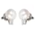 TIFFANY & CO. Orecchini a bottone con perle firmate in 18K oro bianco  ref.1301540