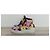 MSGM Sneakers Blumenmuster Leder Rosa Pink - Ansicht 2