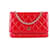 Wallet On Chain CHANEL Borse T.  Leather Rosso Pelle  ref.1301609
