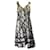 Autre Marque Zimmermann Ivory / Black Embroidered Cotton Dress Cream  ref.1301611