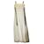 Autre Marque Philosophy di Lorenzo Serafini White / Black Pearl Embellished Cotton Midi Dress  ref.1301623
