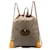 Brown Gucci GG Supreme Neo Vintage Drawstring Backpack Cloth  ref.1301627