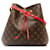 Brown Louis Vuitton Monogram Neonoe MM Bucket Bag Leather  ref.1301629