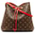 Brown Louis Vuitton Monogram Neonoe MM Bucket Bag Leather  ref.1301639