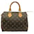 Brown Louis Vuitton Monogram Speedy 25 Boston Bag Marrone Pelle  ref.1301645