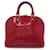 Bolso satchel Alma PM rojo con monograma Vernis de Louis Vuitton Roja Cuero  ref.1301650