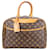 Louis Vuitton Canvas Monogram Deauville Handbag Brown Cloth  ref.1301687