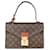Louis Vuitton Canvas Moogram Monceau Handbag Brown Leather  ref.1301711