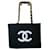 Chanel handbag collection Black White Nylon  ref.1301733