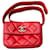 Chanel Bolsas Vermelho Couro  ref.1301741