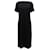 Theory Crepe Midi Shift Dress in Black Acetate Cellulose fibre  ref.1301756