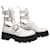 Alexander Mcqueen Chaussures à Plateforme en Cuir Blanc  ref.1301761
