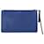 Bolsa bicolor Jimmy Choo em couro azul e camurça bordô  ref.1301777