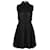 Victoria Victoria Beckham – Figurbetontes, ärmelloses Kleid aus schwarzer Seide  ref.1301798