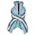Top corsetto stampato Peter Pilotto in cotone blu  ref.1301799