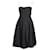 Dsquared2 Paneled A Line Camisole Dress in Black Ramie Silk  ref.1301803