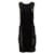 Emilio Pucci Vestido ajustado con ribetes de encaje en viscosa negra Negro Fibra de celulosa  ref.1301829