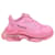 First Balenciaga Triple S Sneakers mit transparenter Sohle aus rosa Polyurethan Pink Kunststoff  ref.1301831