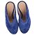 Gianvito Rossi Mules und Clogs T.EU 37.5 aus Wildleder Blau - Ansicht 6