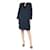 Isabel Marant Etoile Schwarzes, besticktes Kleid in gleichen Tönen – Größe UK 8 Baumwolle  ref.1301986